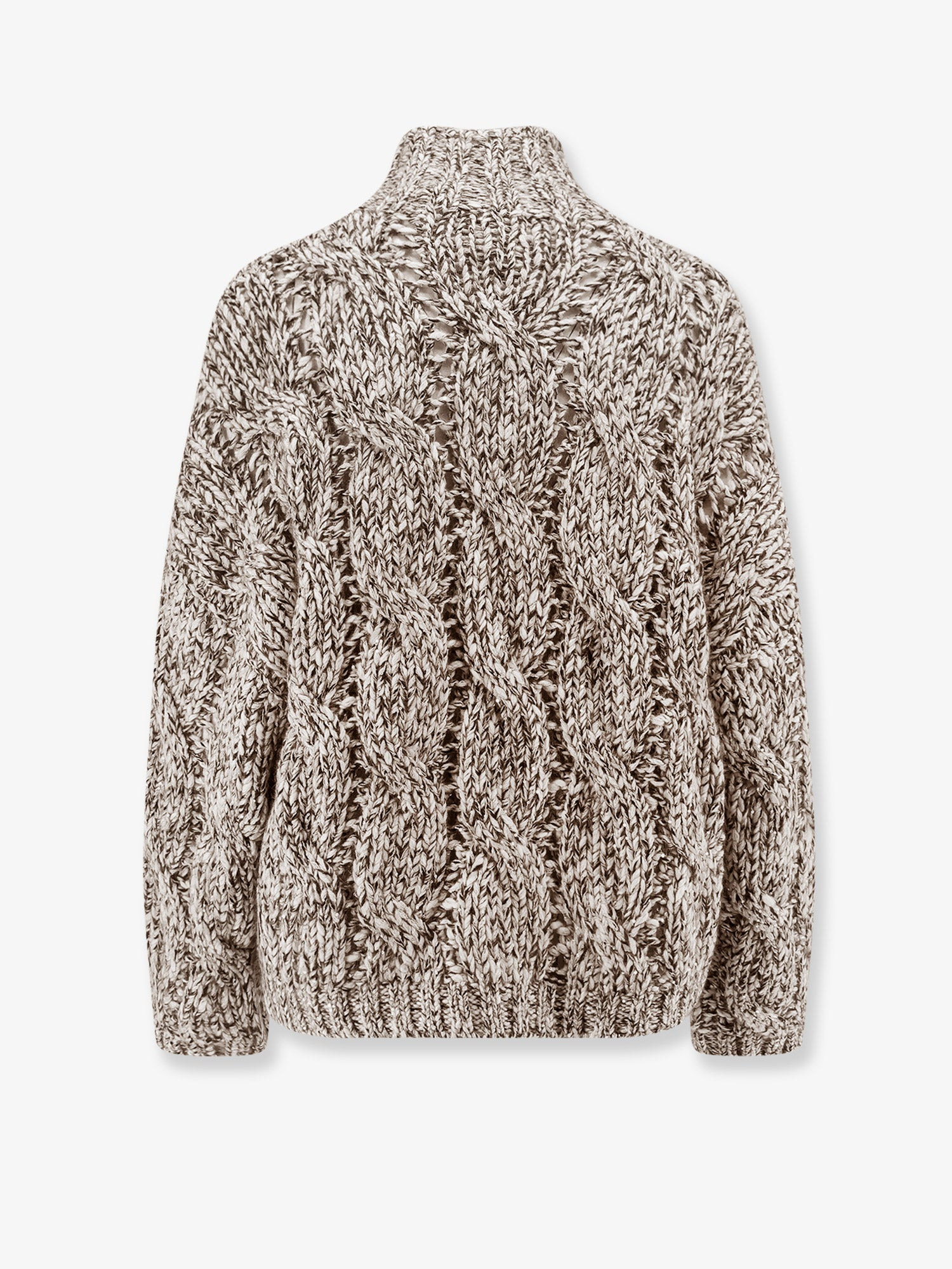 Wool And Cashmere Turtleneck Sweater With Sequins - 4