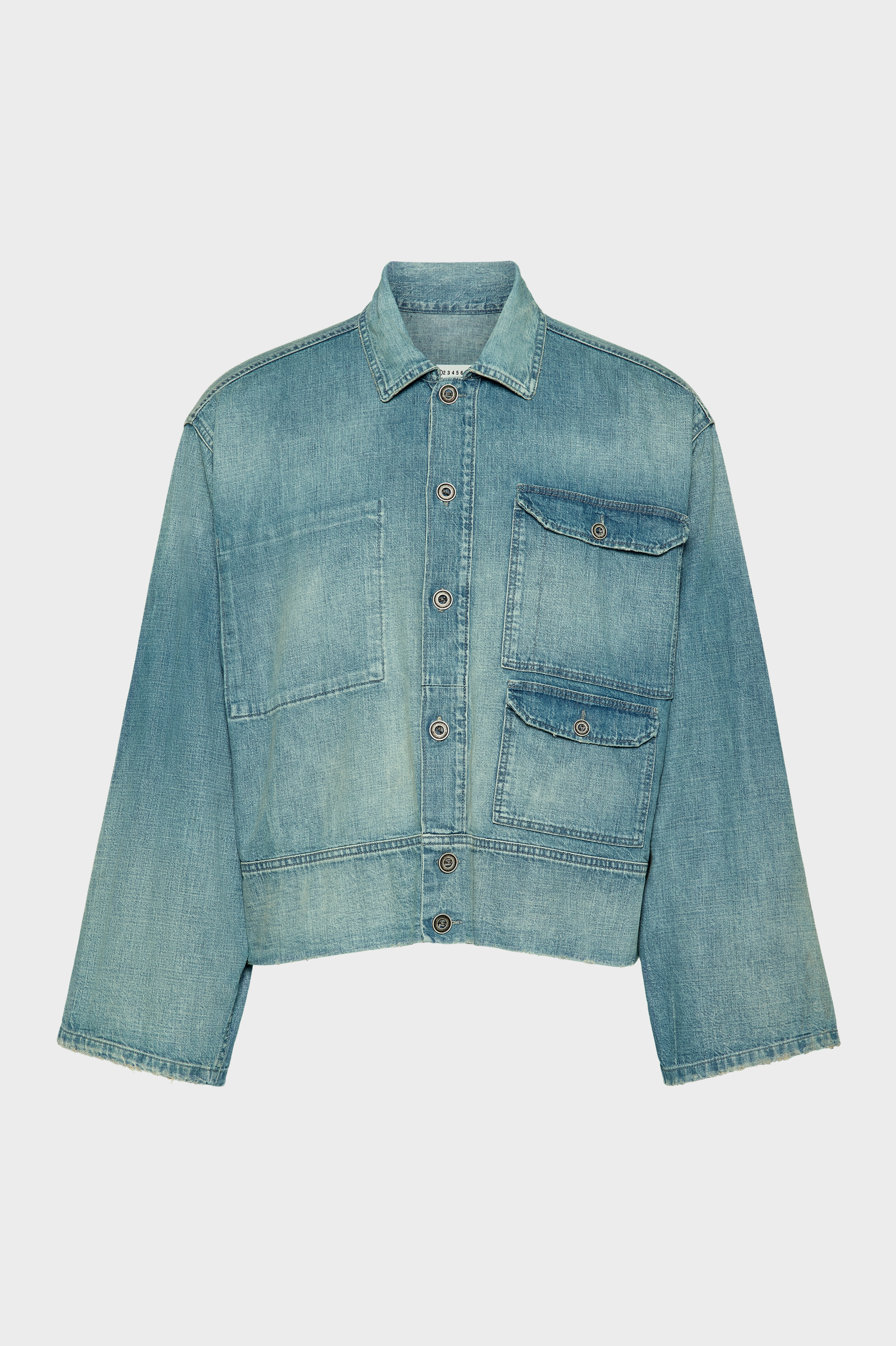 Denim caban jacket - 2