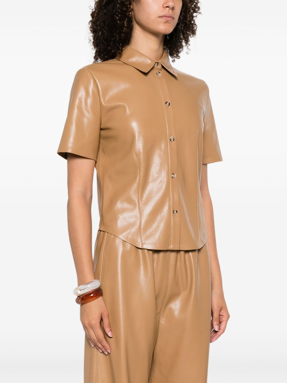 Clare button-up short-sleeve shirt - 3