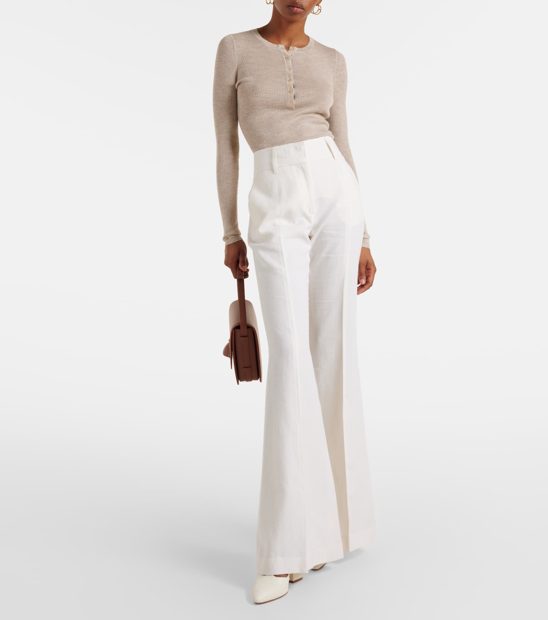 Julian cashmere and silk Henley shirt - 2