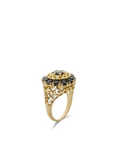 Dolce & Gabbana 18kt yellow gold black sapphire cocktail ring outlook