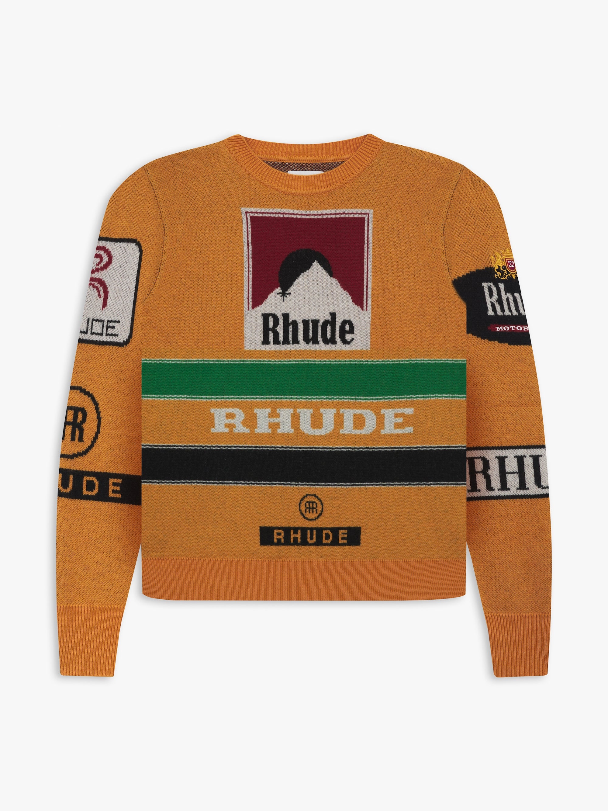 Rhude Off-white Jacquard Sweater