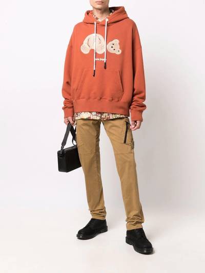 Palm Angels Bear-motif hoodie outlook