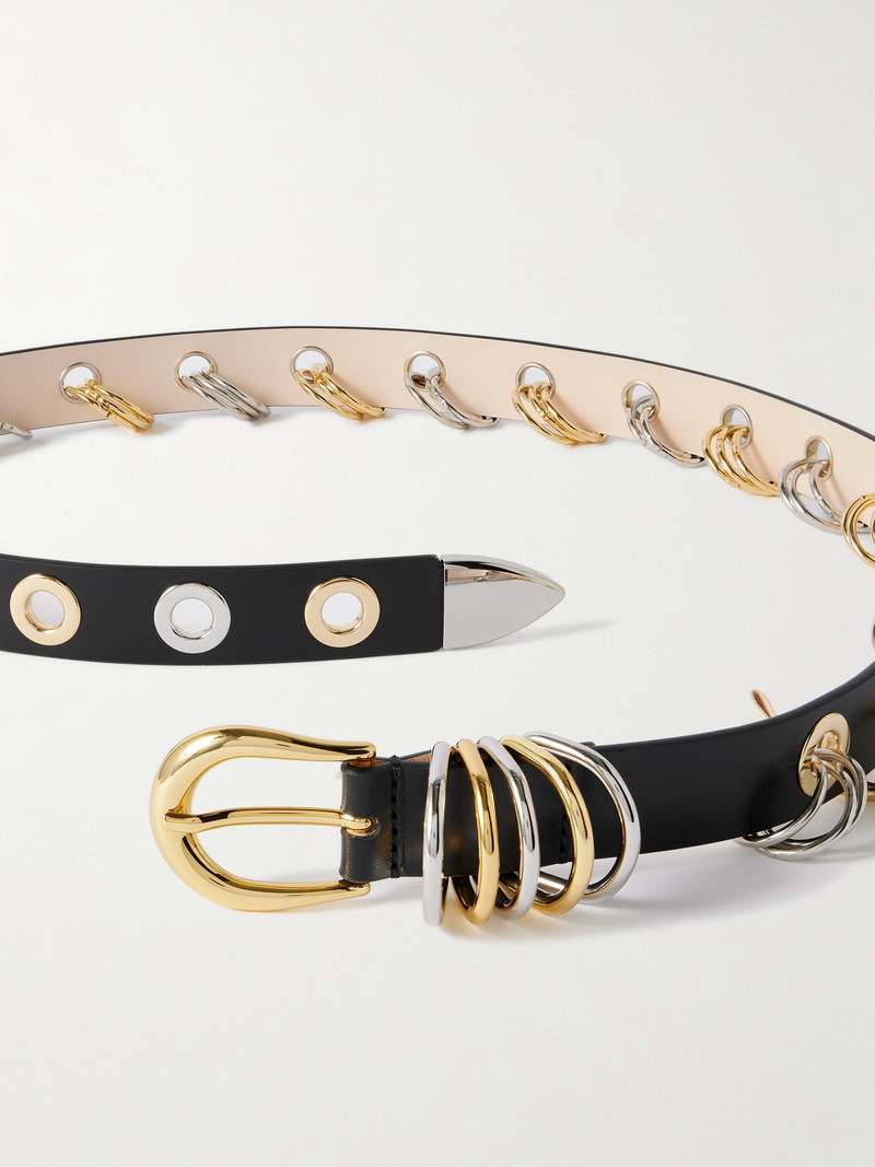 Revenge Embellished Leather Belt 3