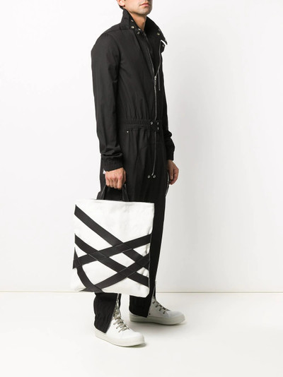 Ann Demeulemeester crossover strap tote bag outlook