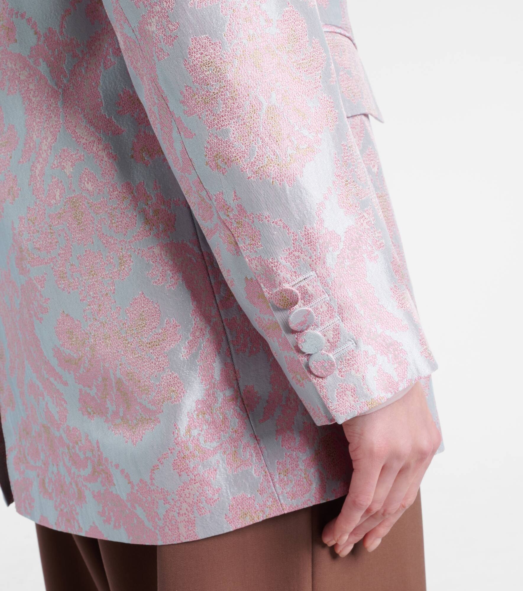 Floral jacquard blazer - 5