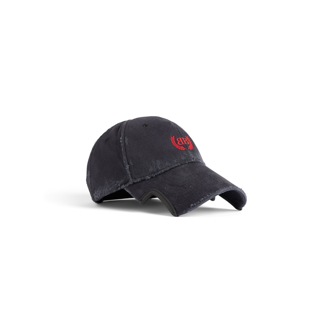 Laurel Classic  Cap in Faded Black/red - 2