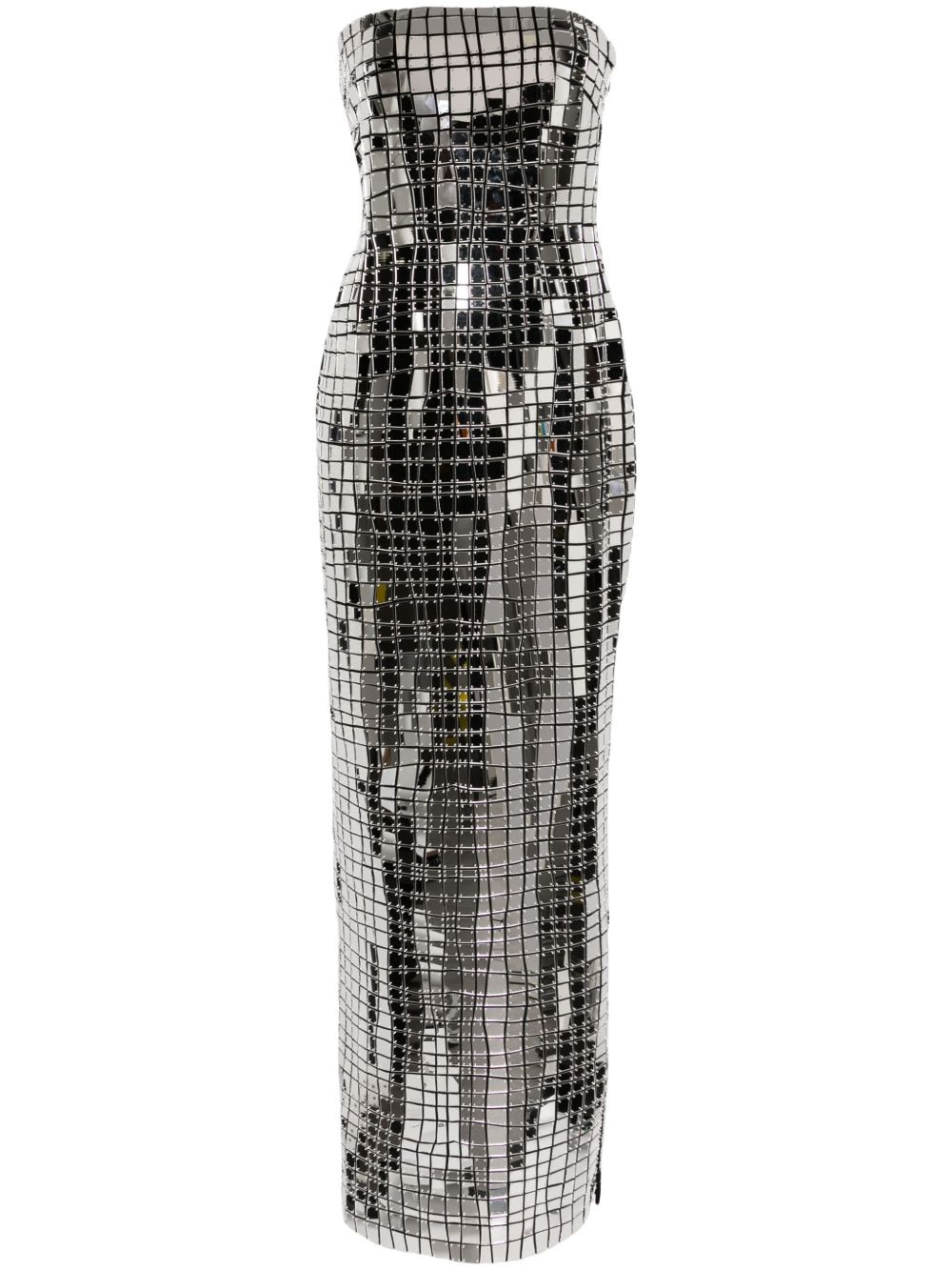 Imani metallic strapless gown - 1