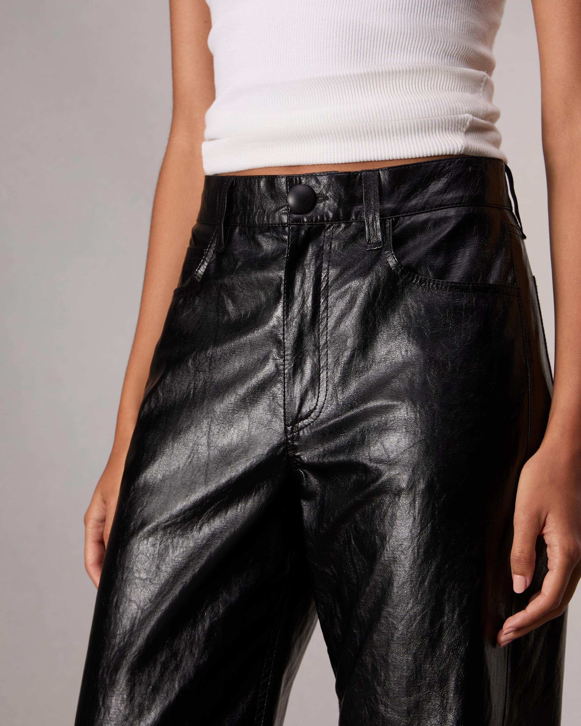Shea Faux Leather Pant - 6