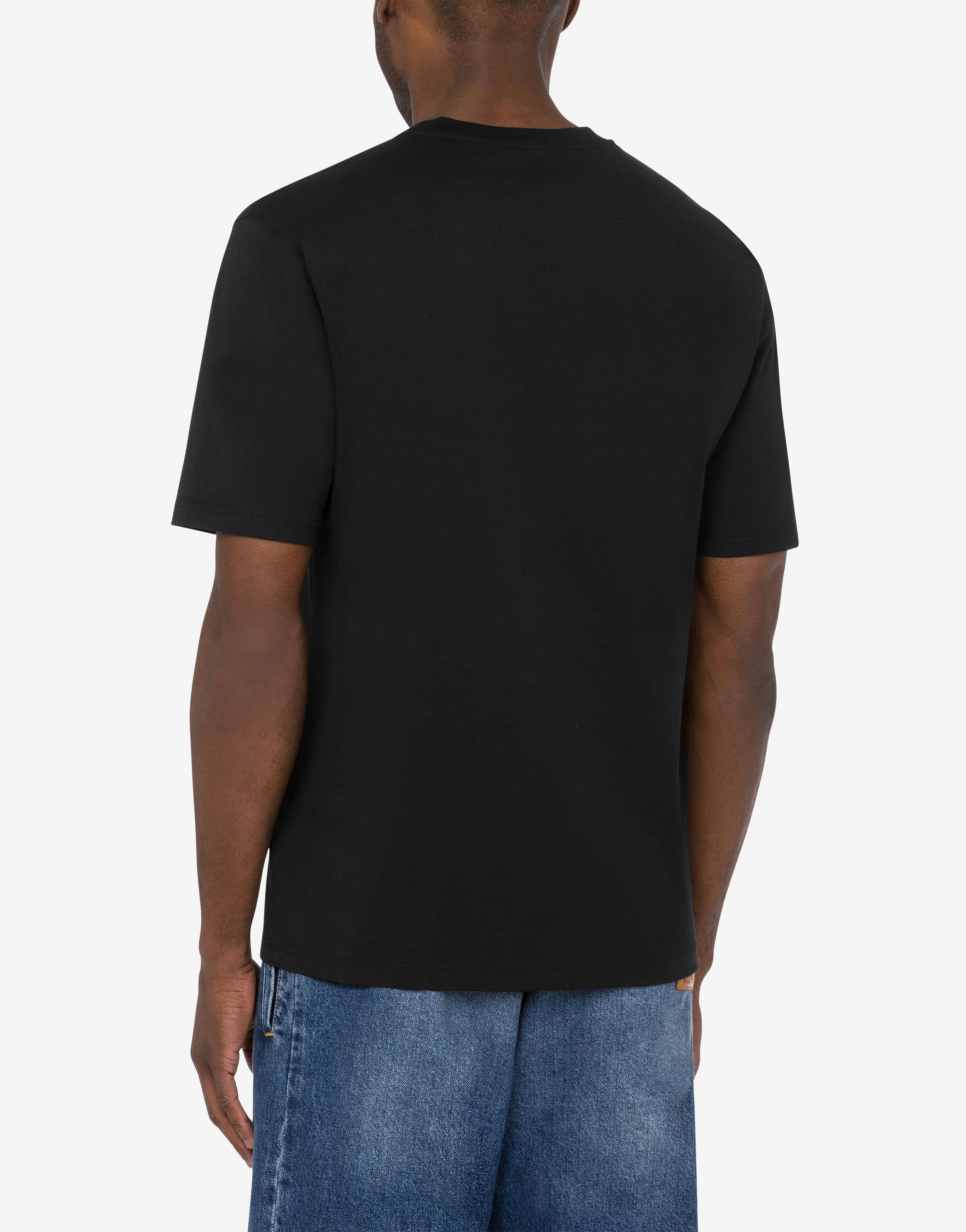 JERSEY T-SHIRT WITH TEDDY BEAR PATCH - 3