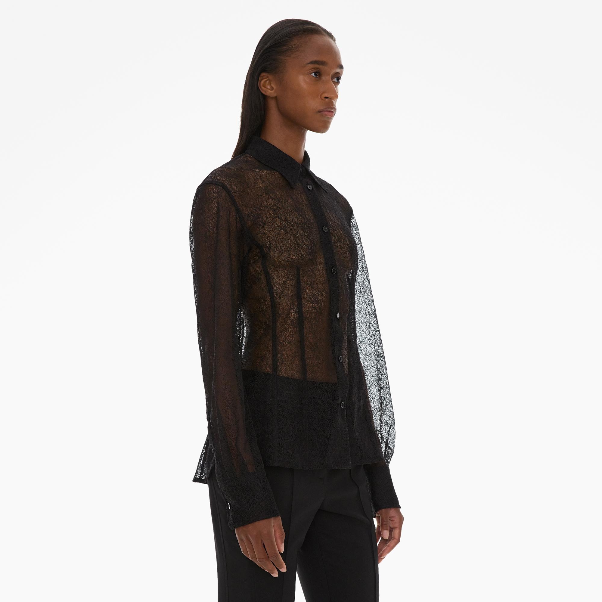 FITTED LACE SHIRT - 5
