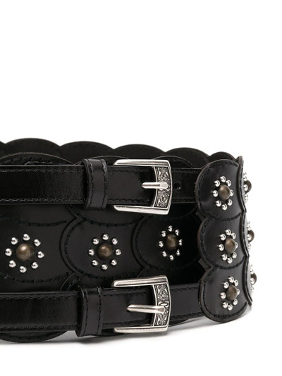 Etro micro-stud waist belt outlook