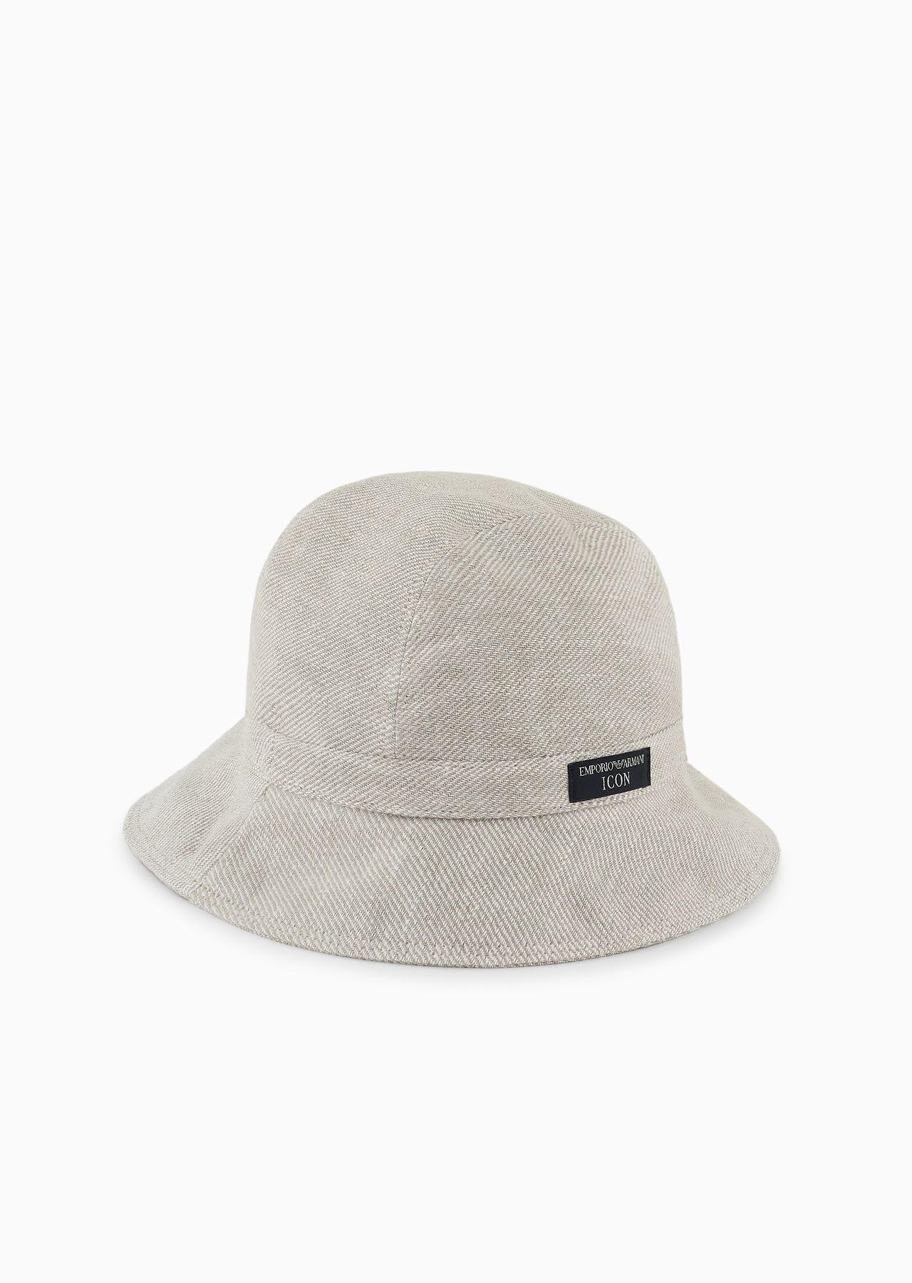 Icon linen-blend cloche hat - 1