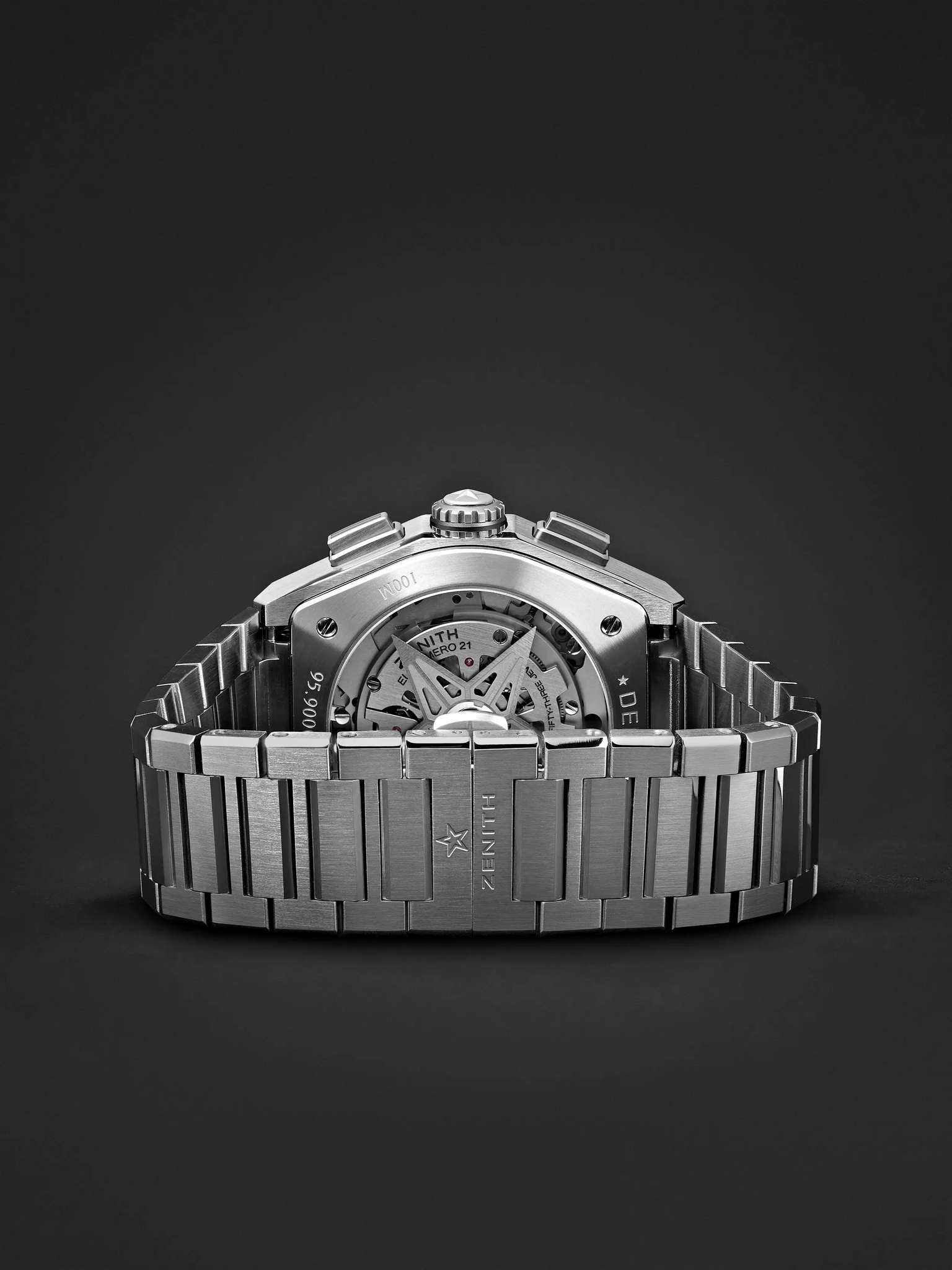 DEFY El Primero 21 Chronograph 44mm Brushed-Titanium Watch, Ref. No. 95.9000.9004/78.M9000 - 3