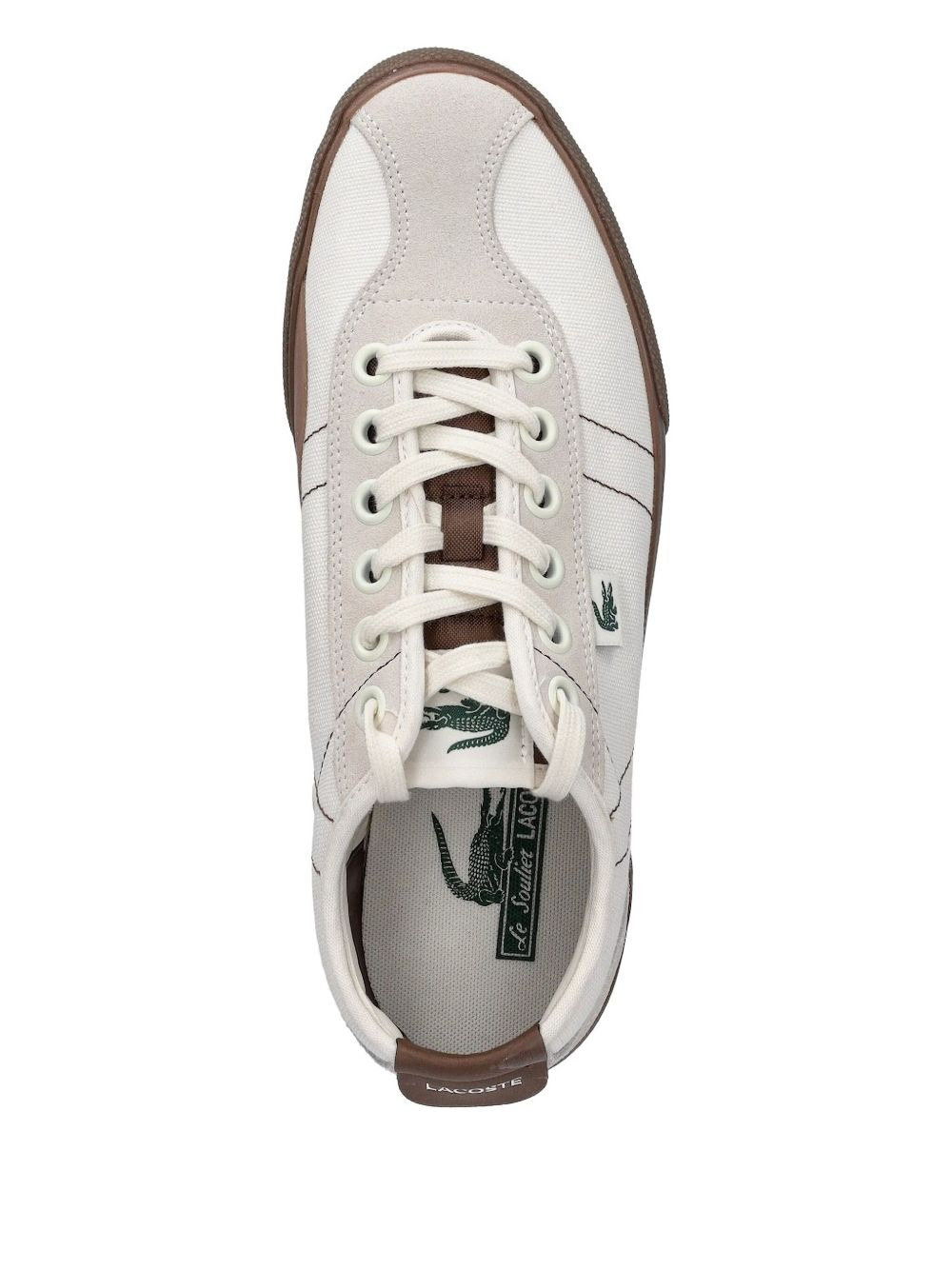 suede-panelled sneakers - 2