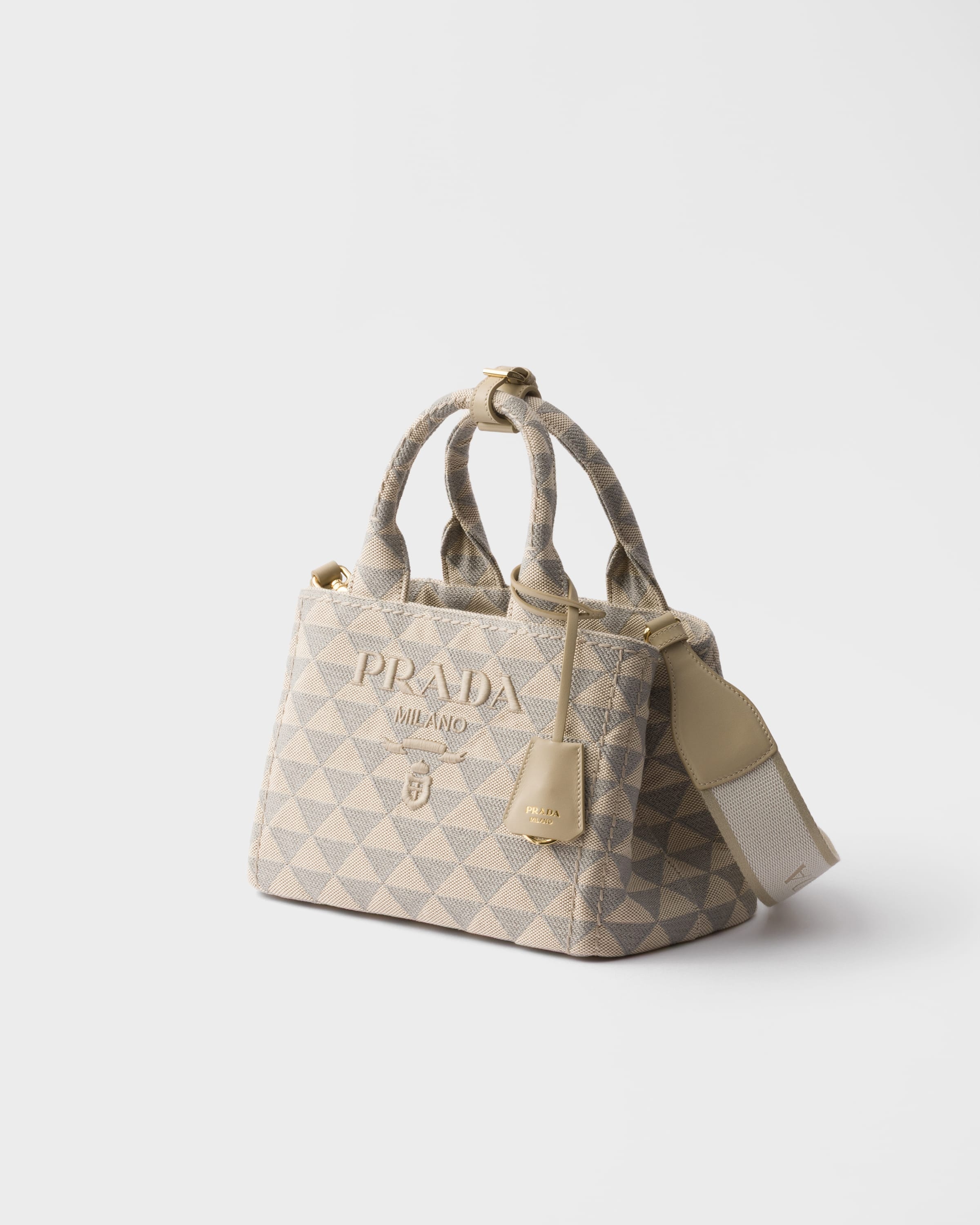 Small embroidered fabric handbag - 2