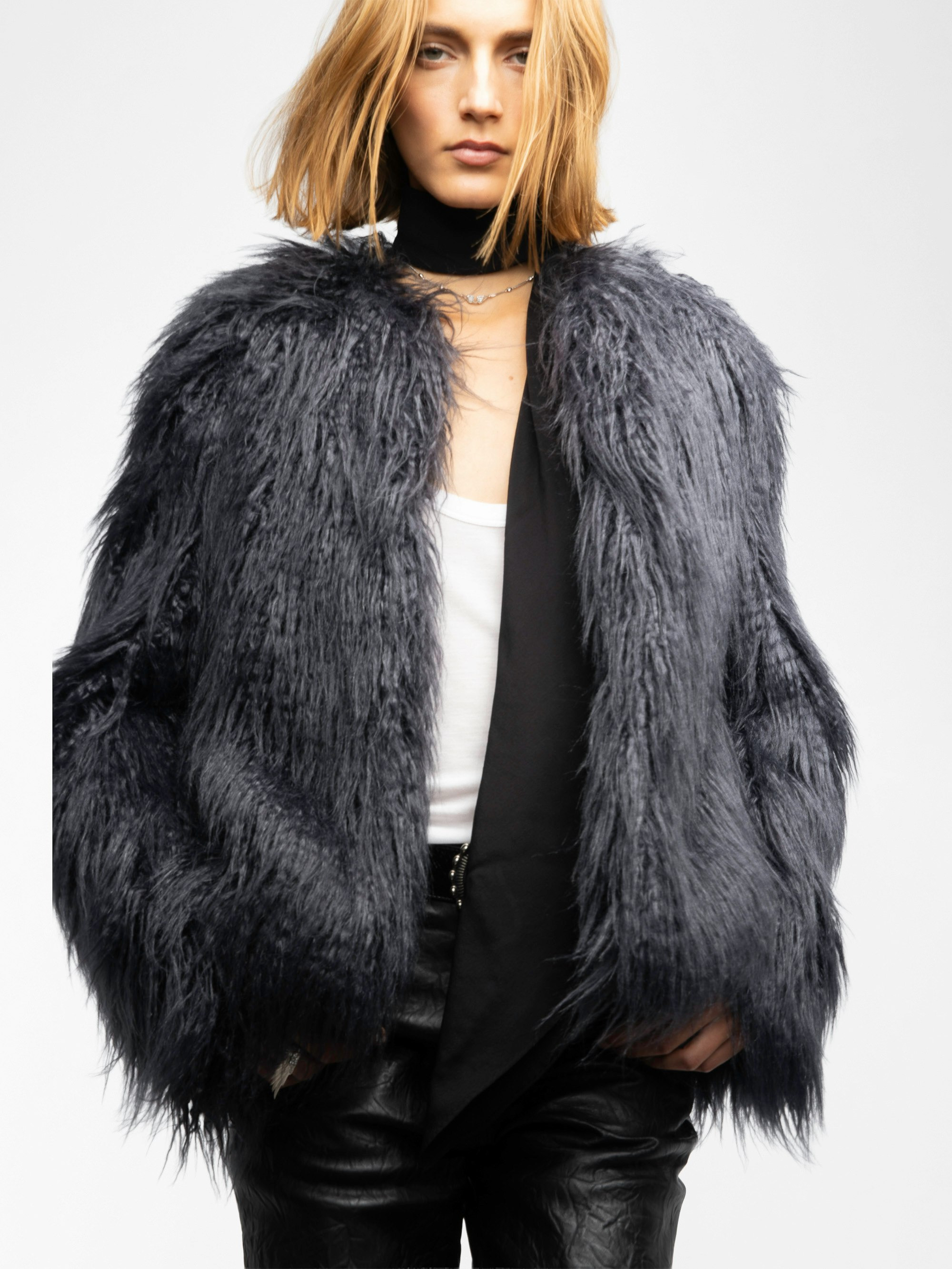 Freddie Faux Fur Coat - 6
