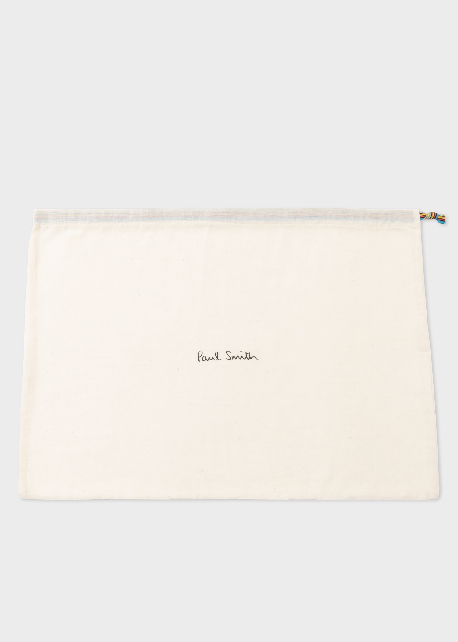 Ecru Embroidered 'Signature Stripe' Bolster Cushion - 5