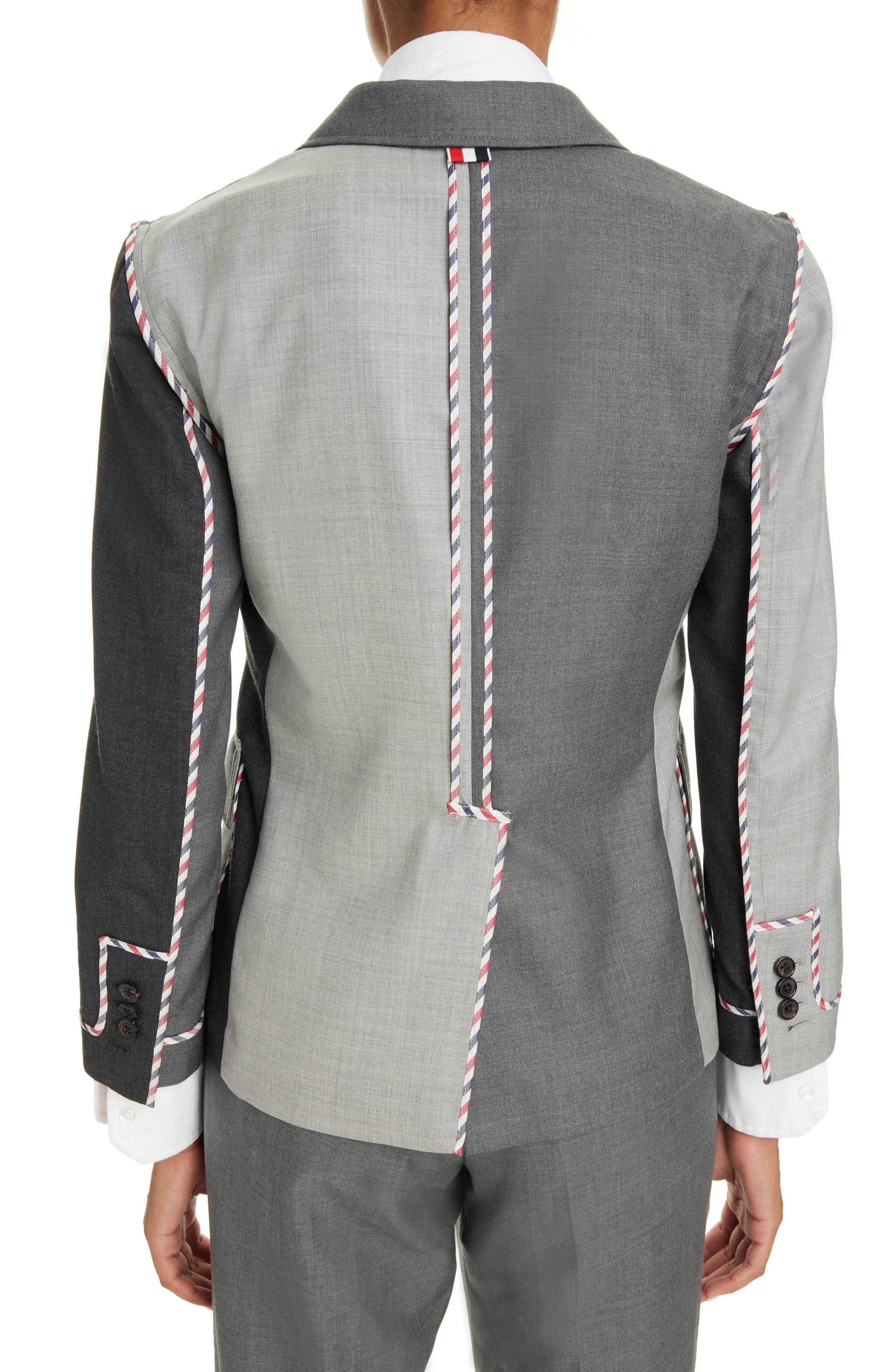 Fun-Mix Unconstructed Fit Wool Sport Coat - 2
