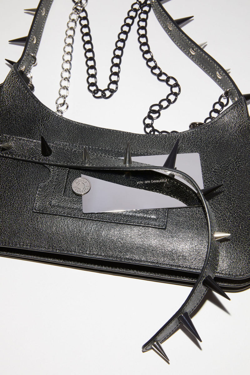 Platt spike mini shoulder bag - Black 5