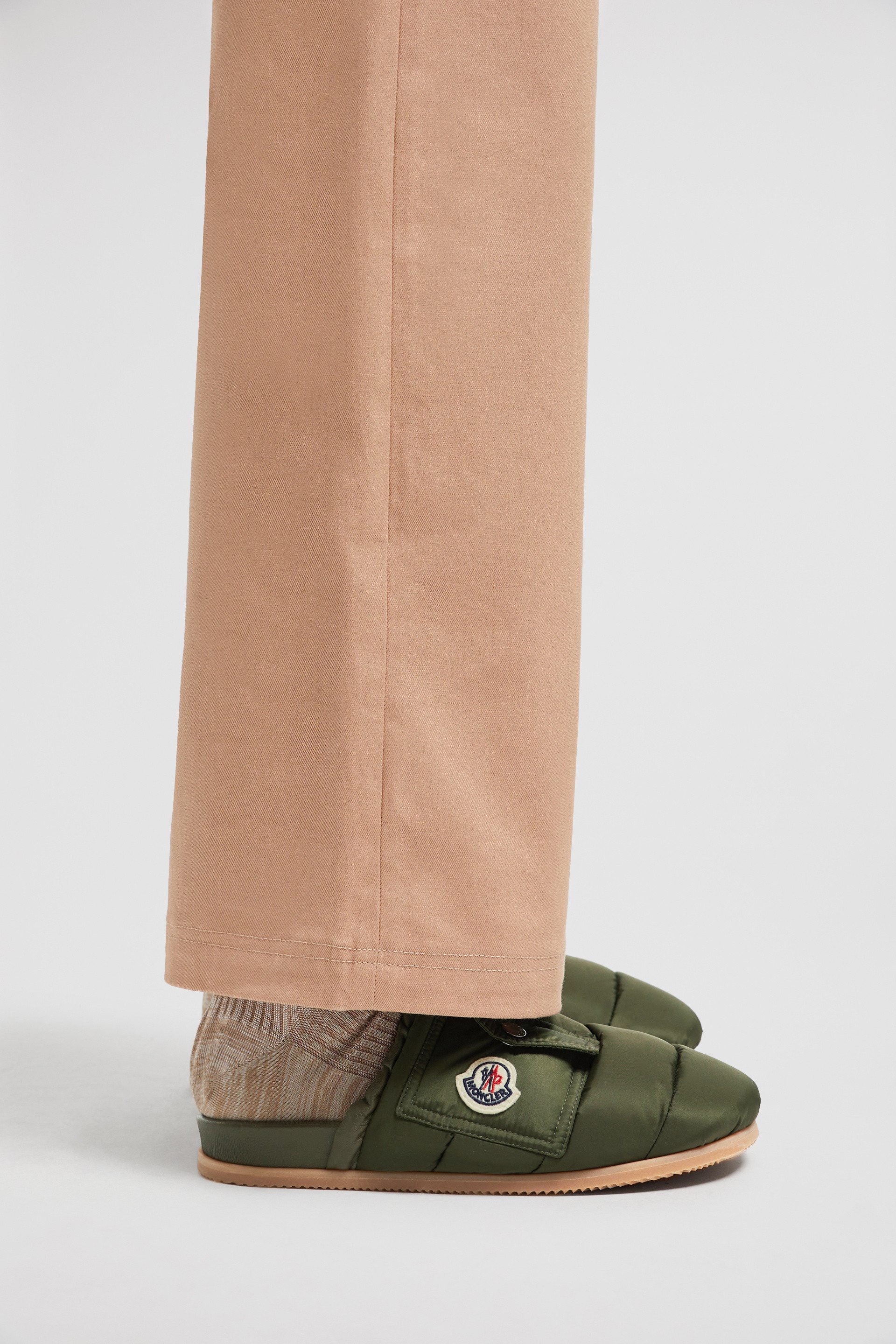 Moncler Mon Pocket Padded Leather Mules | REVERSIBLE