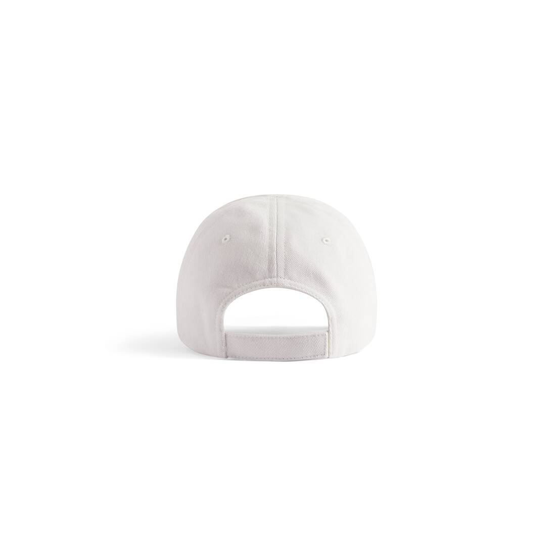 Political Stencil Cap in Off White/black - 3