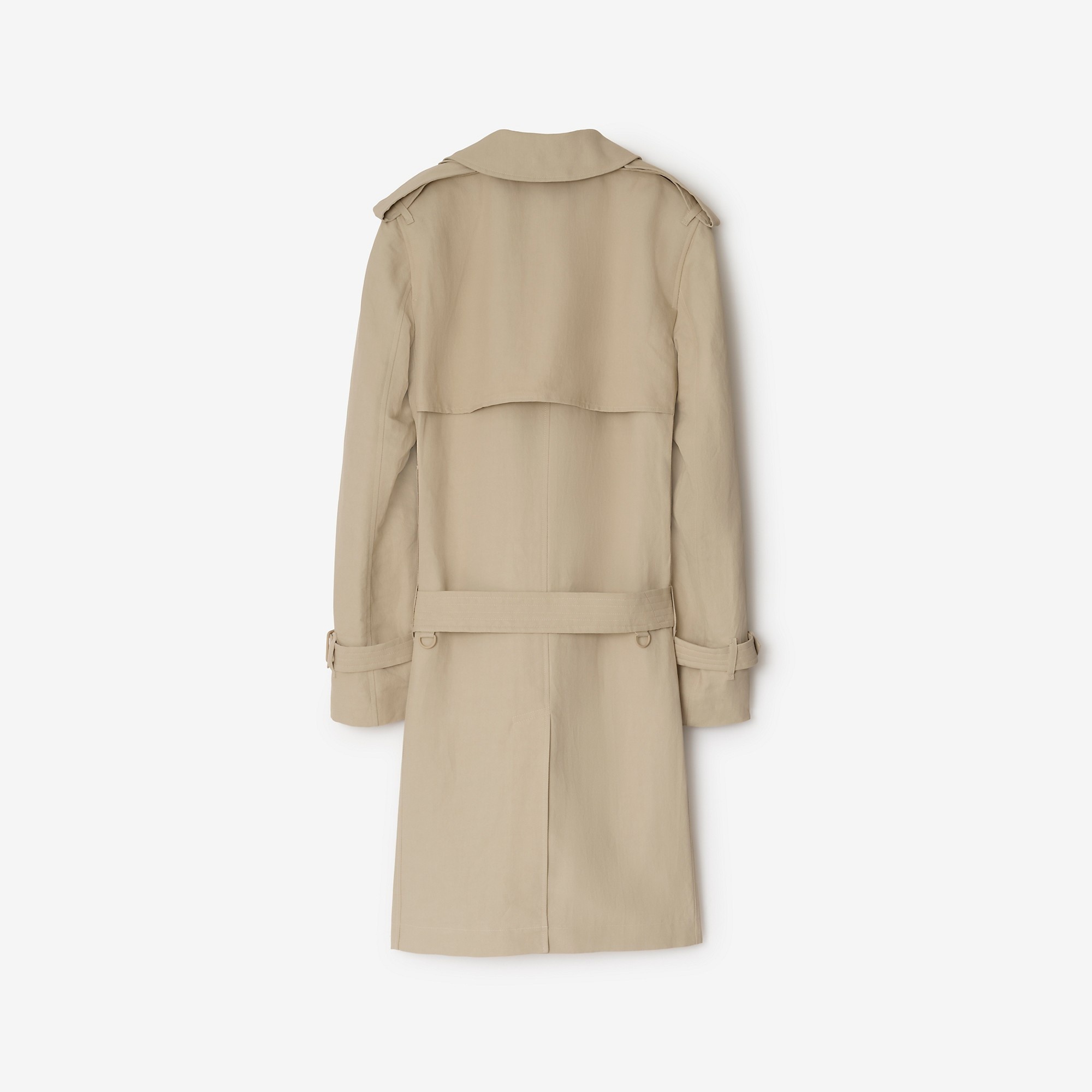 Long Tricotine Trench Coat - 5