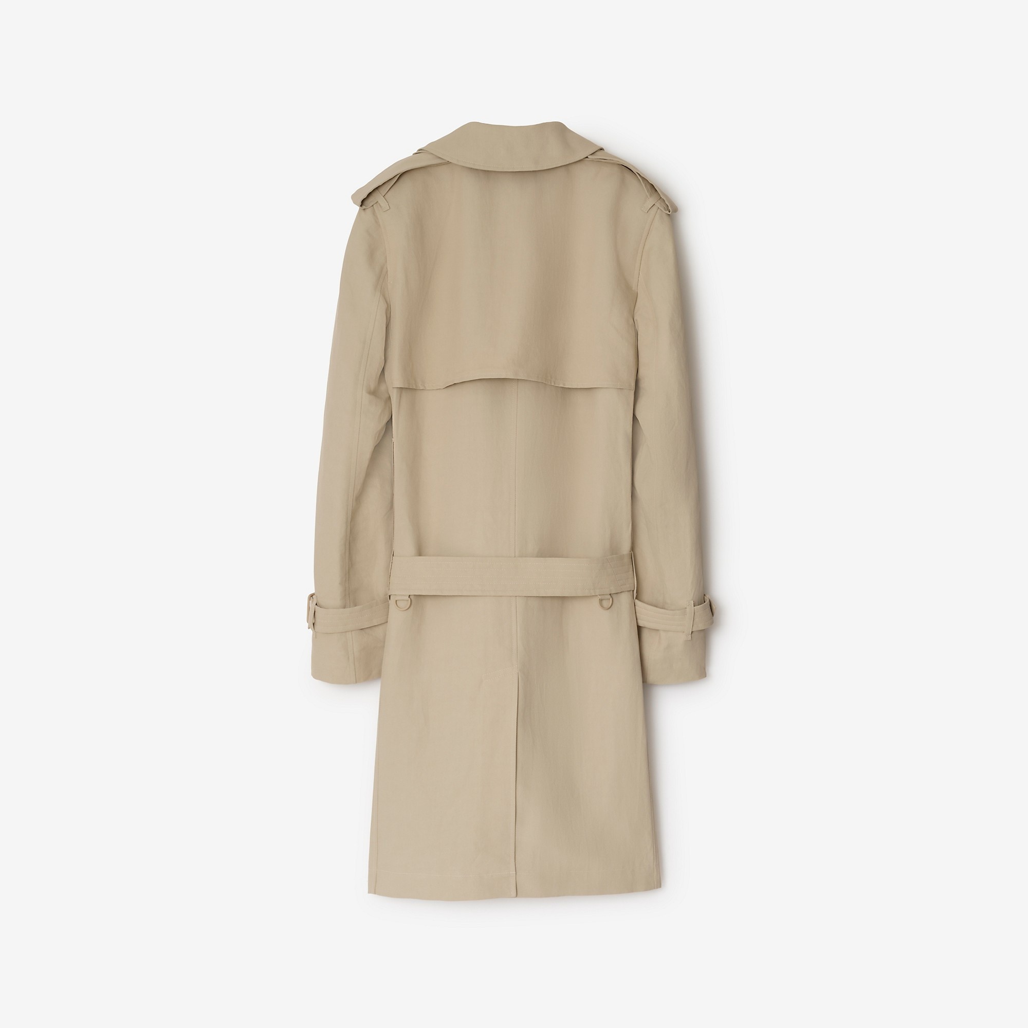 Long Tricotine Trench Coat - 5