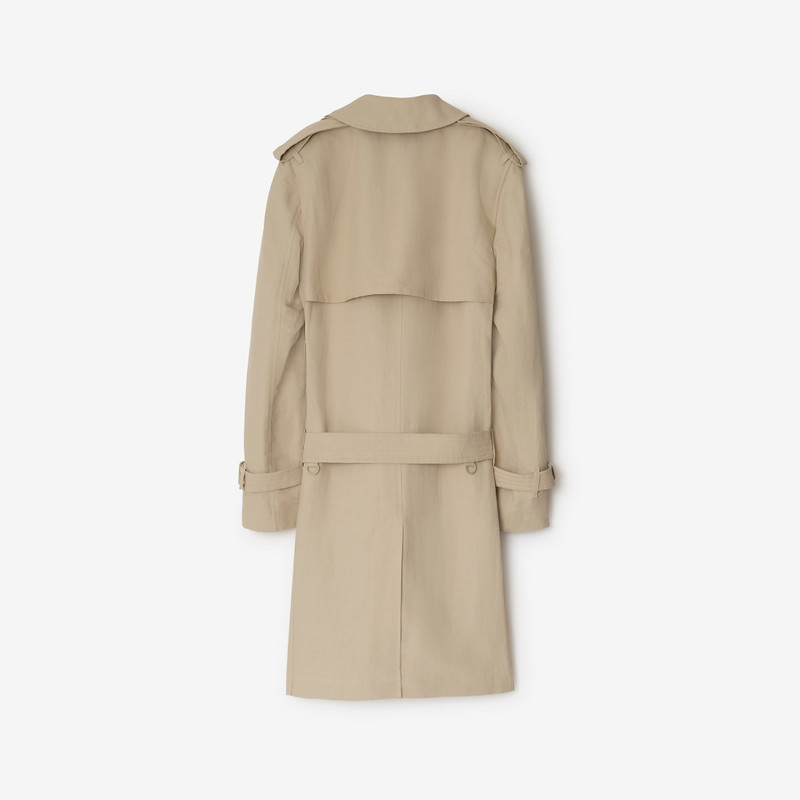 Long Tricotine Trench Coat 5