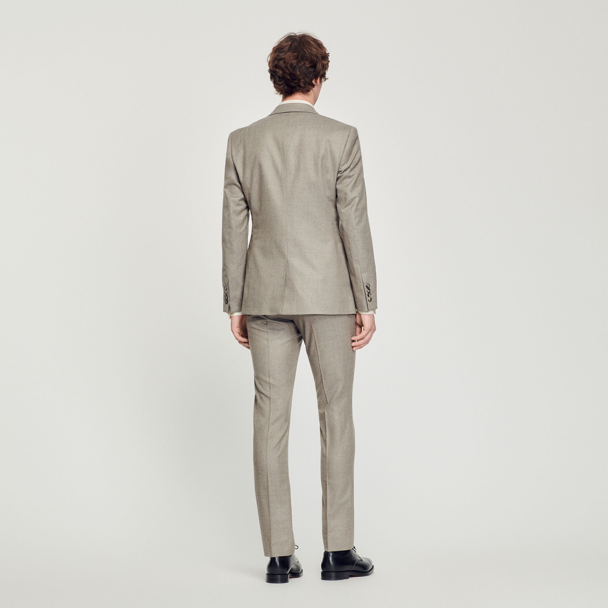 Flannel suit jacket - 6