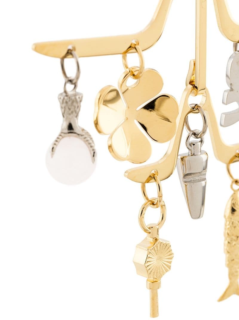 charm chandelier earrings - 3