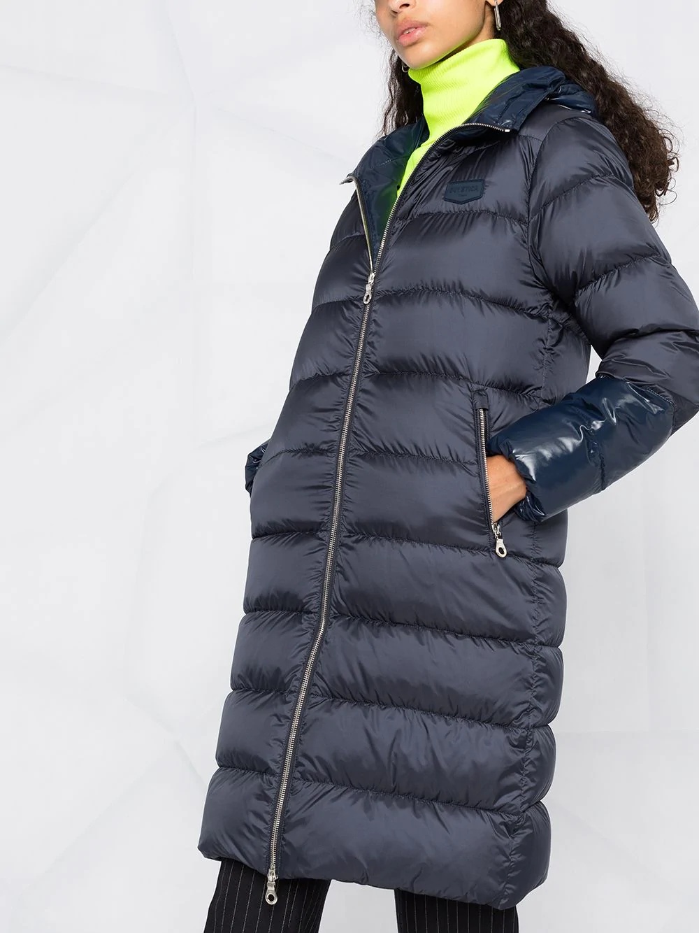 mid-length puffer coat - 3