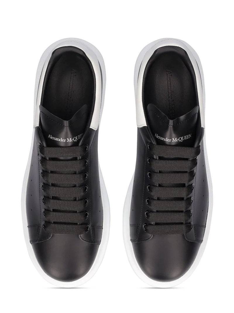 45MM LEATHER PLATFORM SNEAKERS - 5