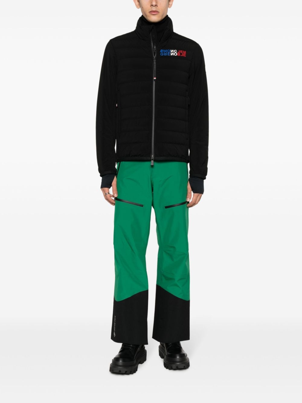 Crepol logo-embossed down jacket - 2