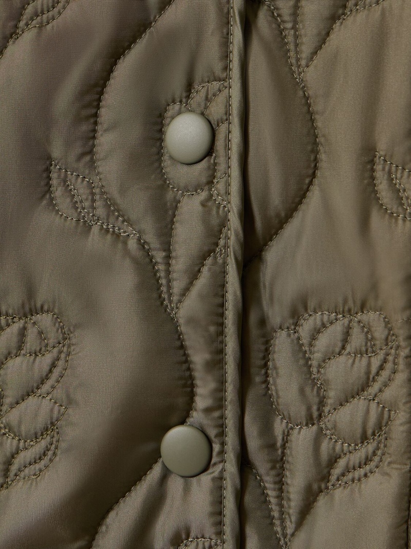 Quilted nylon short jacket - 5