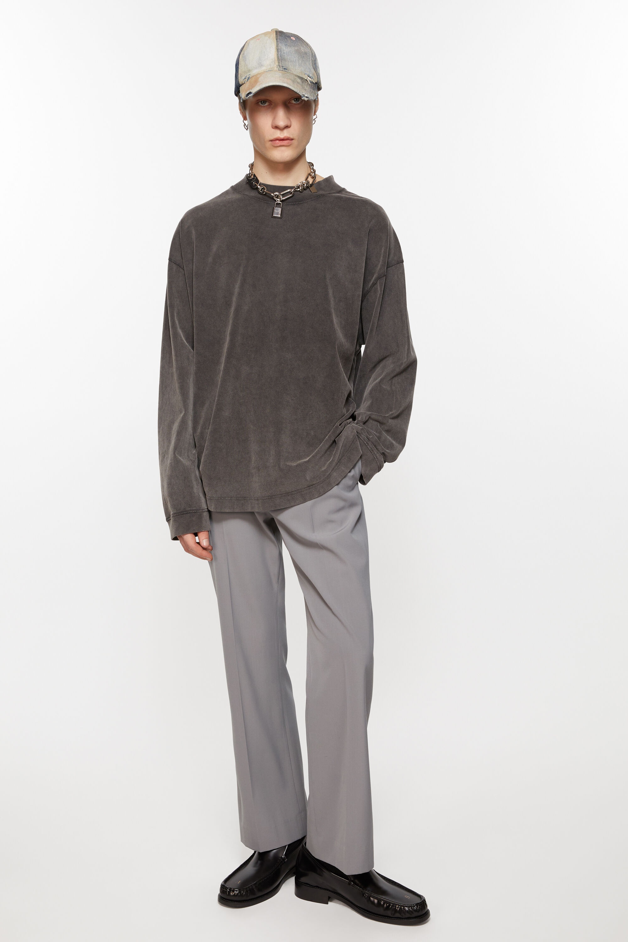 Tailored trousers - Cold grey - 4