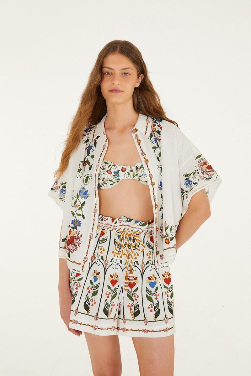 Off-White Stitched Garden Shorts 4