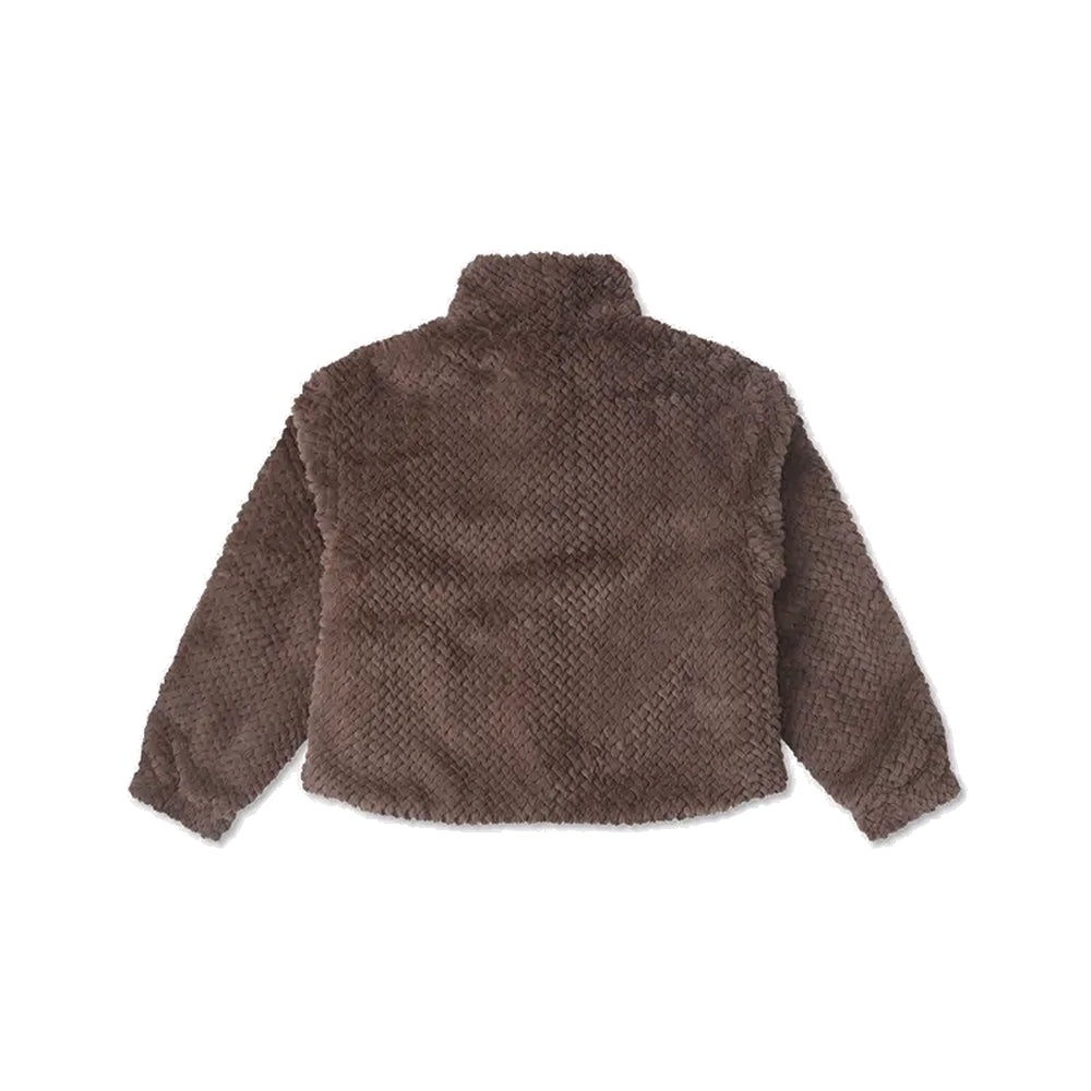 (WMNS) Converse YOTD Furry Jacket 'Brown' 10026811-A02 - 2
