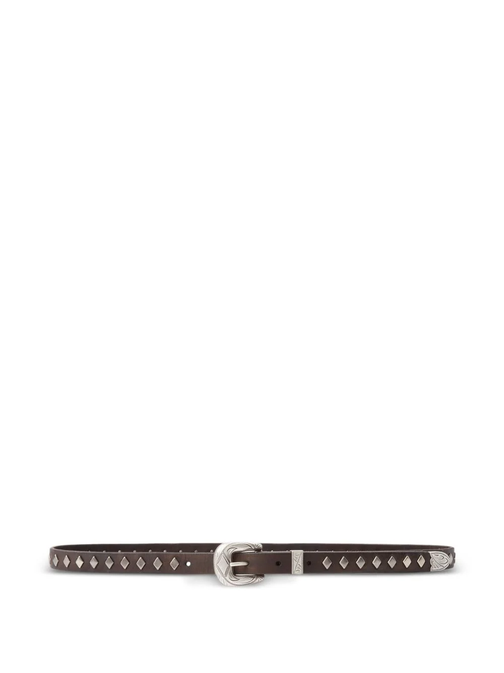 studded leather belt - 1