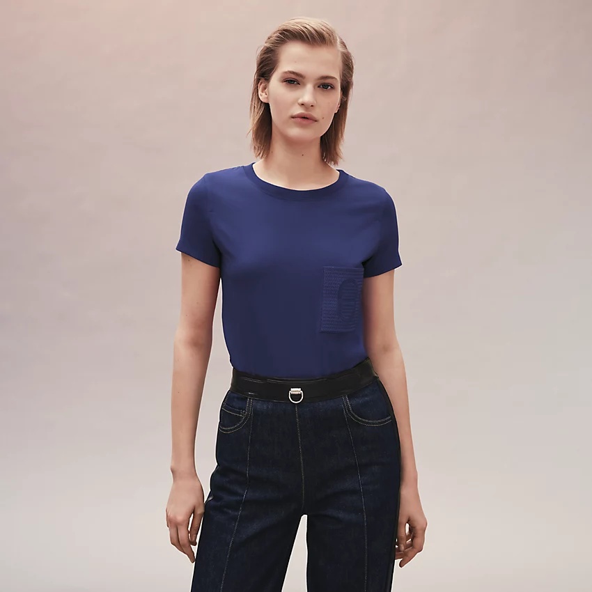 Micro embroidered pocket t-shirt - 2