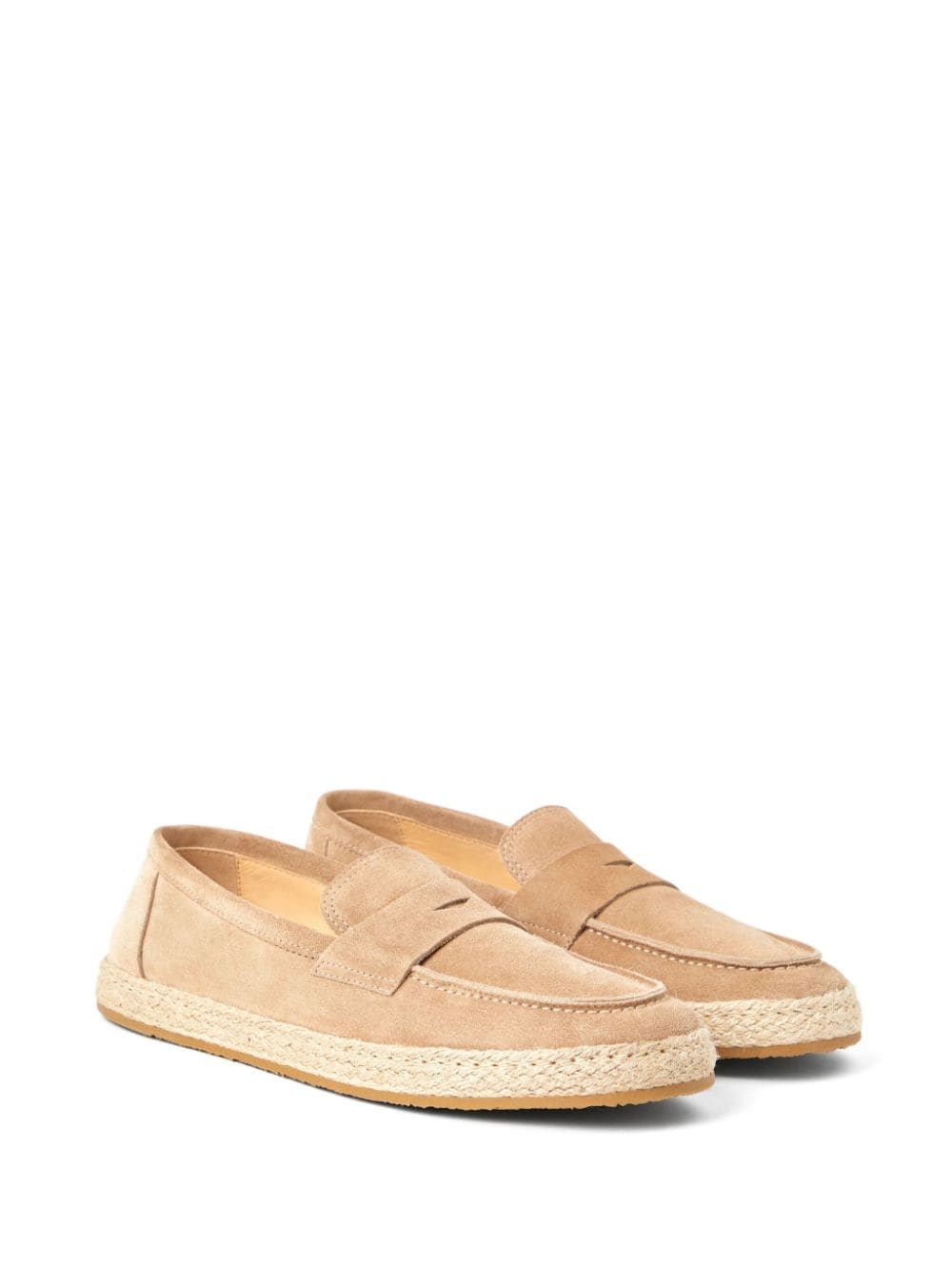 penny-slot suede espadrilles - 2