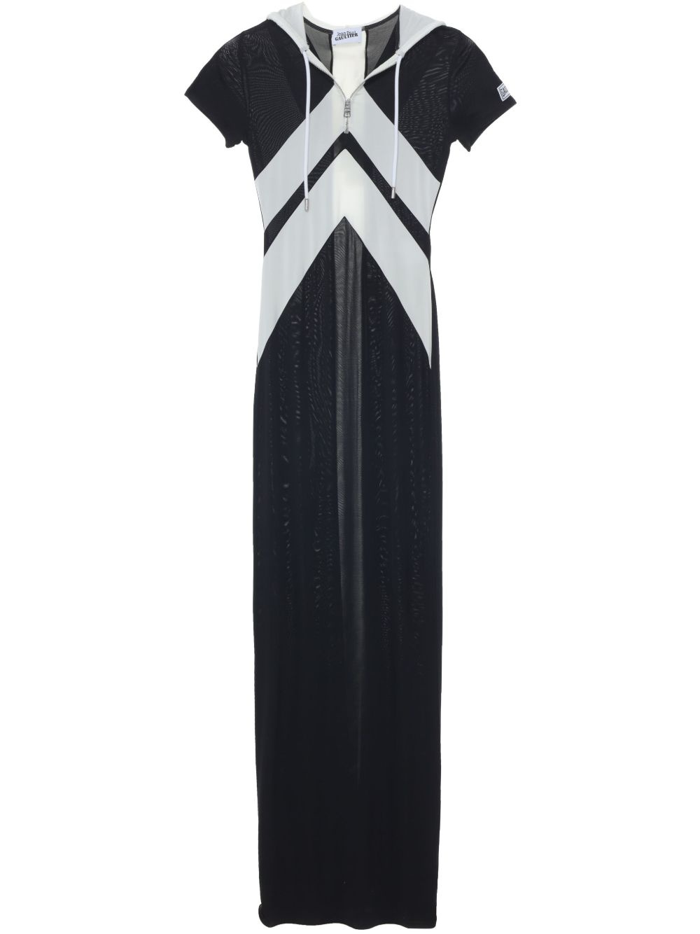 chevron-print maxi dress - 1