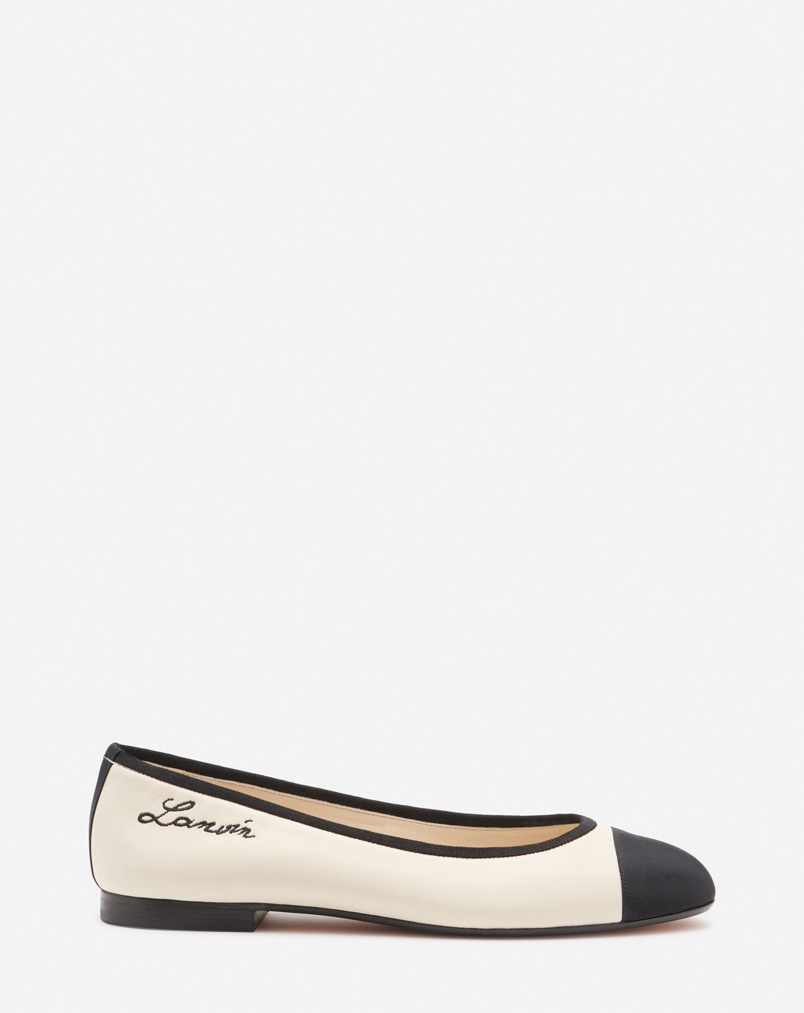 LANVIN CLASSIC LEATHER BALLET PUMPS - 1