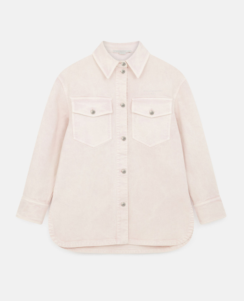 Logo Denim Shirt Jacket 1