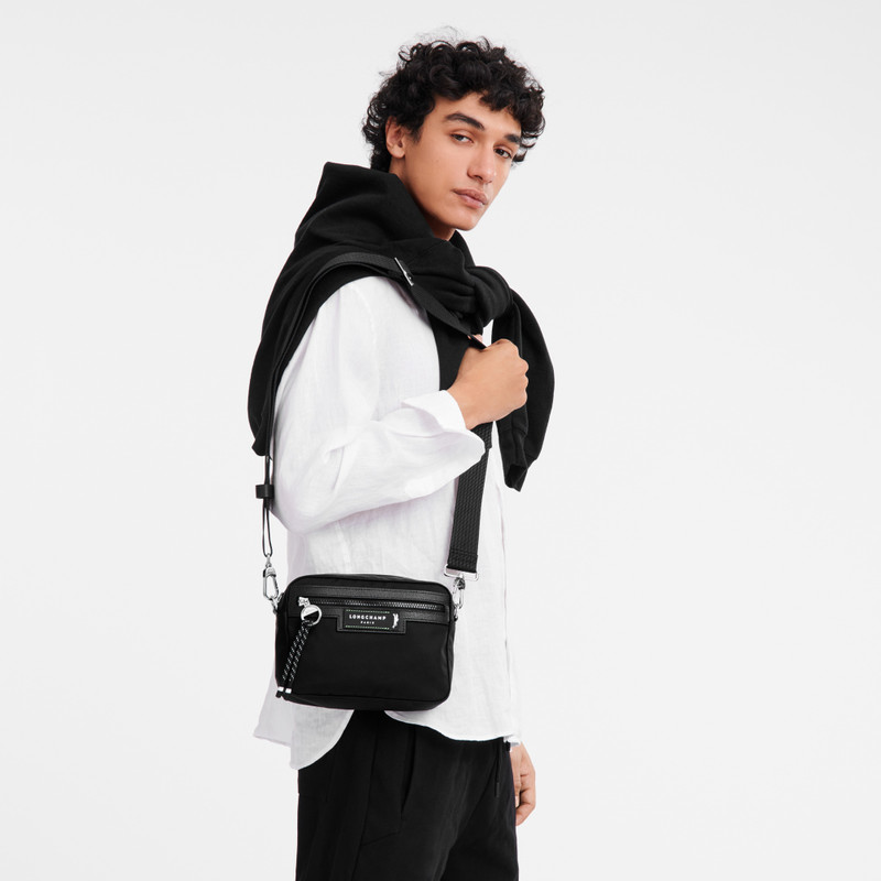 Longchamp Le Pliage Energy S Camera bag Black - Recycled canvas outlook