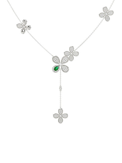 Marchesa FLORAL WHITE GOLD Y NECKLACE outlook