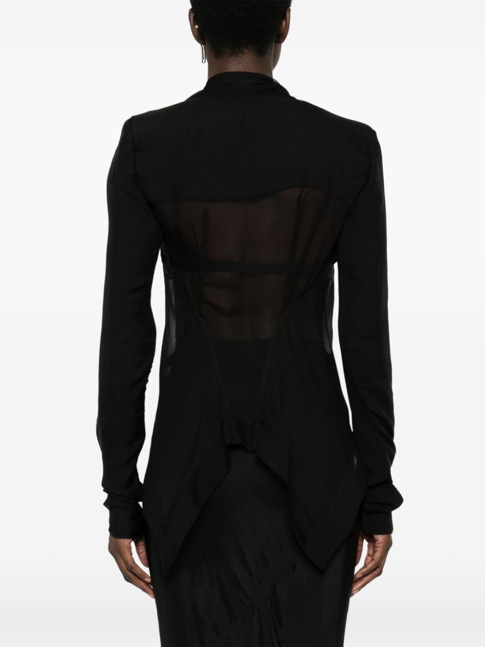 Naska silk-georgette jacket - 4