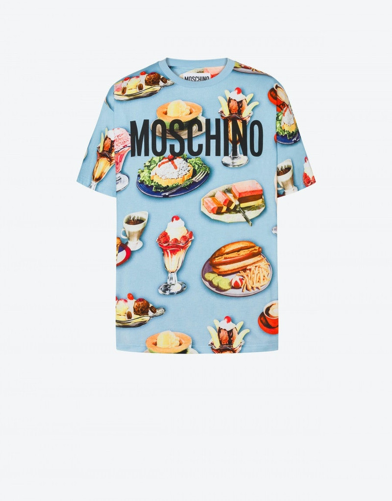 FOOD PRINT JERSEY T-SHIRT 1