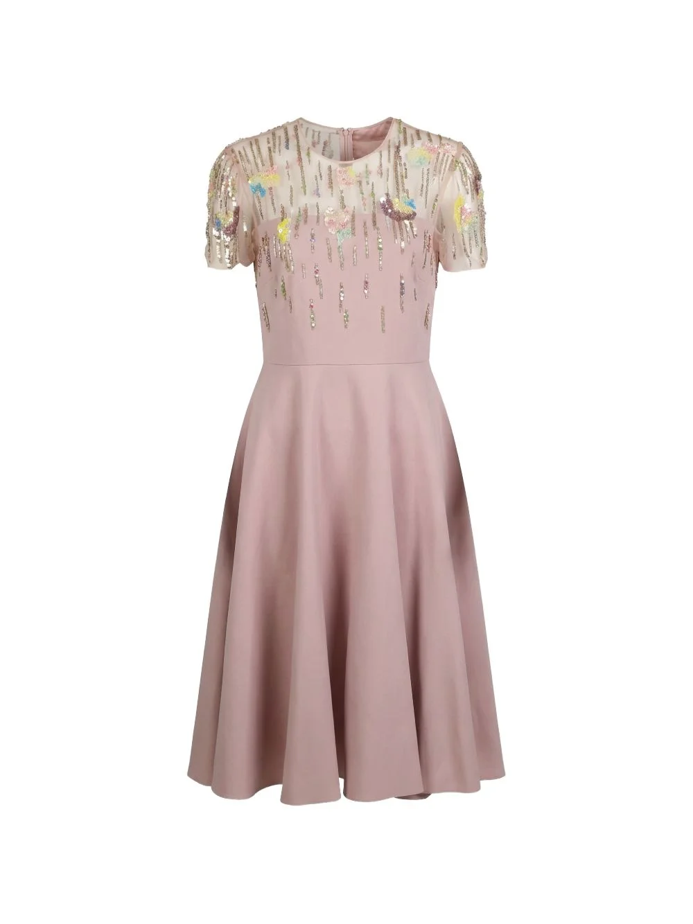 sequin-embellished midi dress - 1
