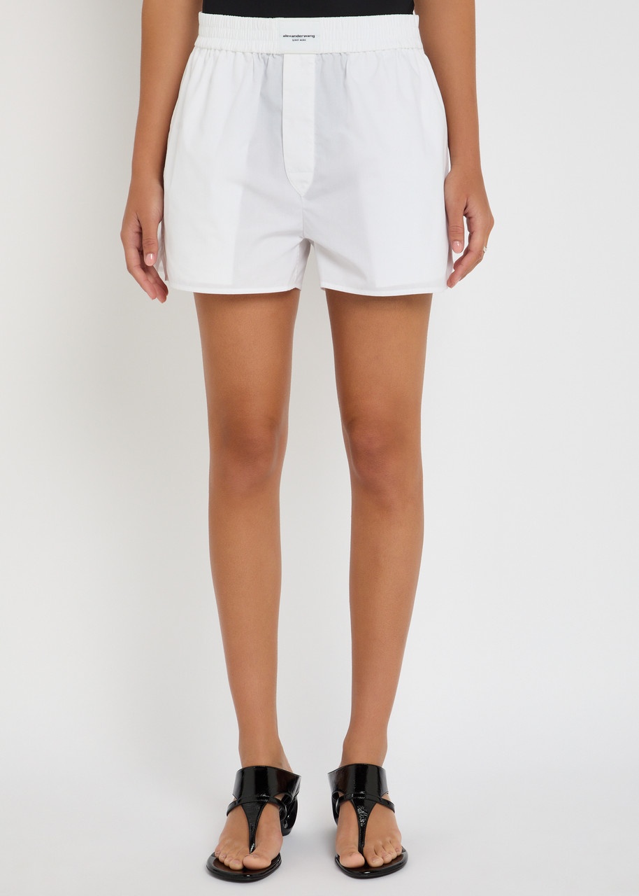 Alexanderwang.t Classic Boxer Cotton-poplin Shorts - 2
